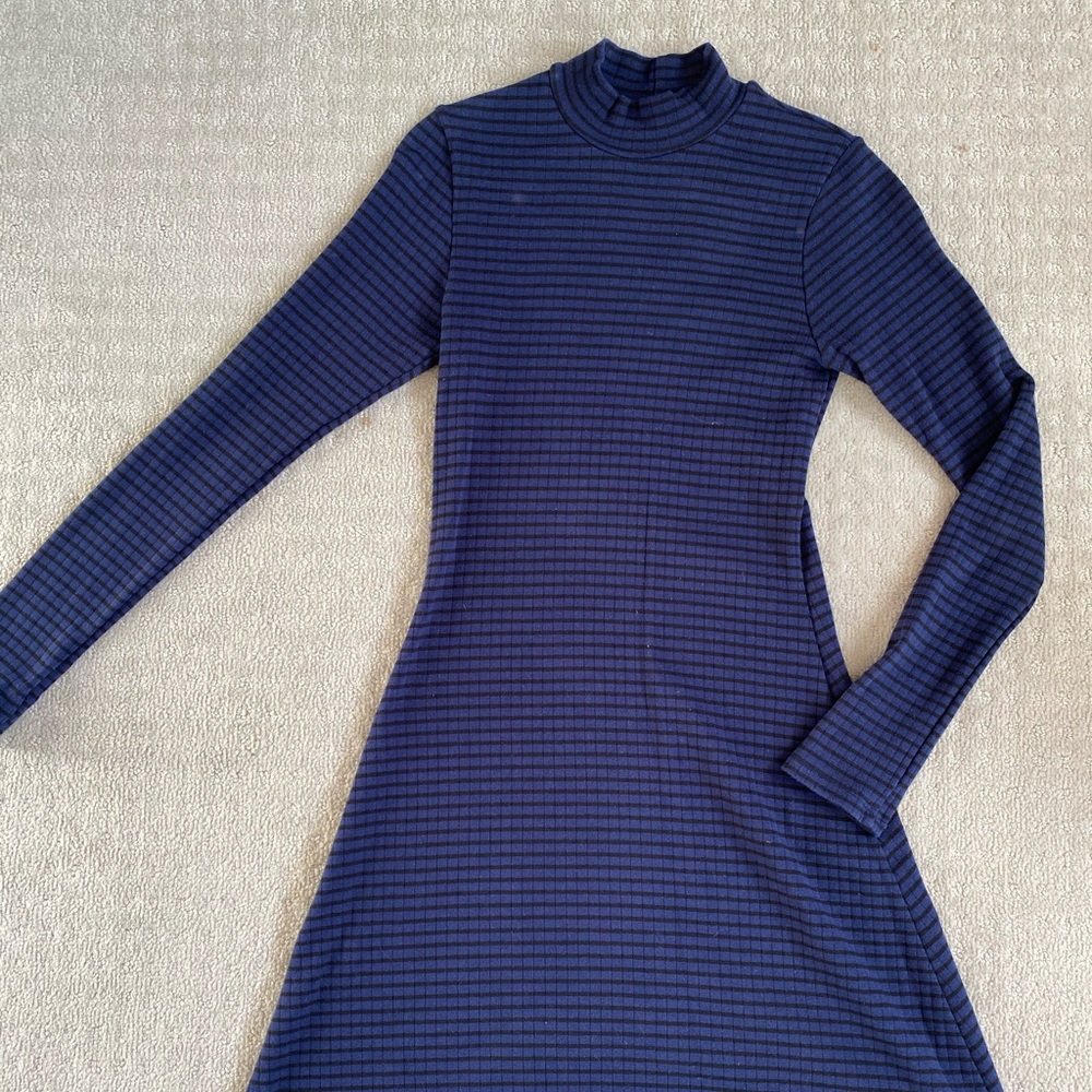 American Apparel Mock Neck L/S Mini Dress